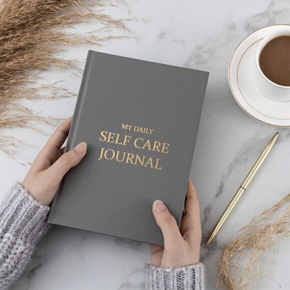Self Care Journal Aesthetic Wellness Stationery - Picture 1 of 5